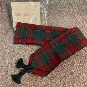 Longaberger Evergreen Tassel Tie